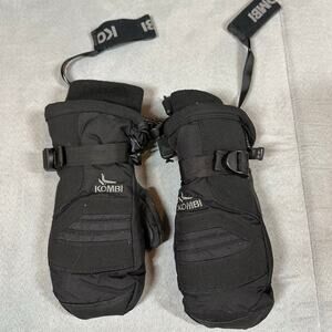 Kombi Junior Black Storm Cuff Mittens Kids Youth M Medium